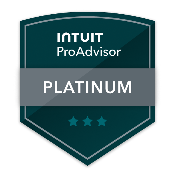 Intuit QuickBooks ProAdvisor Platinum badge